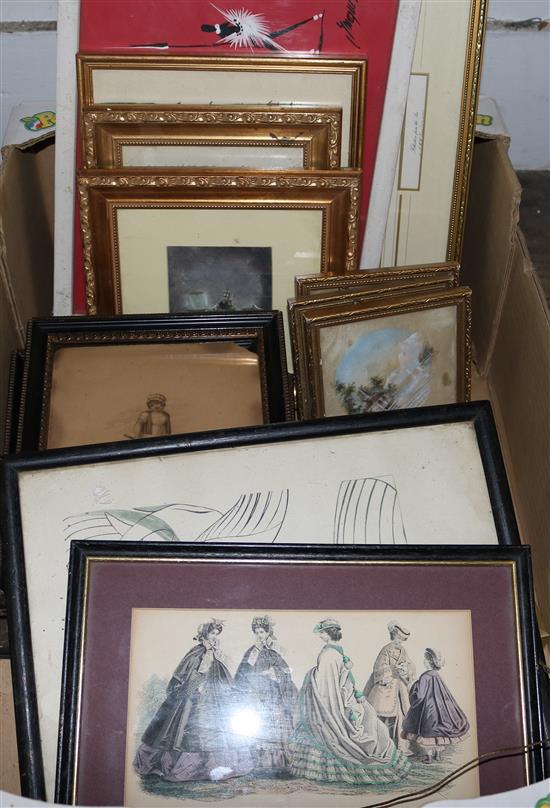 Collection of mixed prints etc